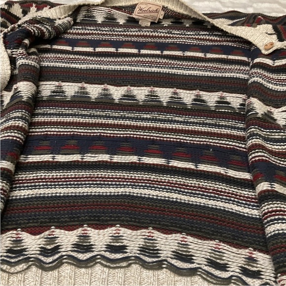 WOOLRICH Rugged Outdoor‎ Wear Cardigan/Sweater Southwestern Design Size M - Picture 5 of 8